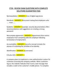Cybersecurity Exam Questions and Answers