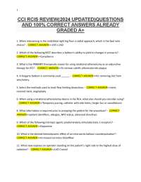 RCIS Review Questions 2024: Practice for Exam Success