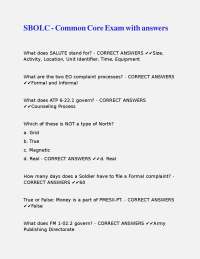 SBOLC - Common Core Exam with answers