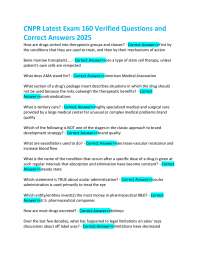 CNPR Exam Questions and Answers 2025