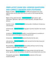 CNPR Exam Questions and Answers 2025: Verified Test Bank