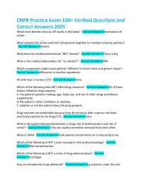 CNPR Practice Exam: 100+ Questions and Answers for Pharmaceutical Knowledge