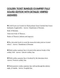 GOLDEN TICKET BUNDLED EXAMPREP FULLY SOLVED EDITION WITH DETAILED VERIFIED ANSWERS