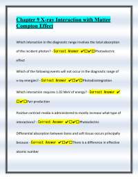 X-Ray Interaction with Matter: Comprehensive Q&A for Radiology Students