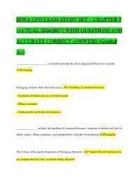 IBWA CPO Exam Study Set: Chapter 5 - Bottling and Packaging