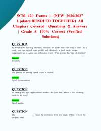 SCM Exam Questions and Answers: Supply Chain Management