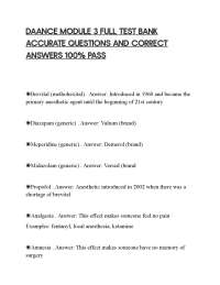 DAANCE MODULE 3 FULL TEST BANK ACCURATE QUESTIONS AND CORRECT ANSWERS 100% PASS