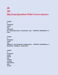 Hip Exam Questions and Answers: A Comprehensive Guide