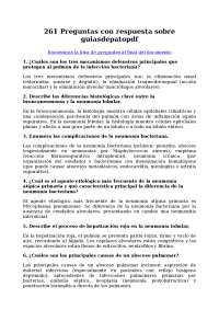 Preguntas y Respuestas Clave sobre Patologías Pulmonares
