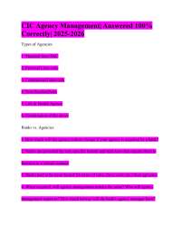 Agency Management: Types, Dynamics, and Planning