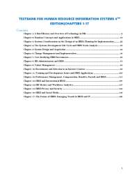 TESTBANK FOR HUMAN RESOURCE INFORMATION SYSTEMS 4TH EDITION|CHAPTERS 1-17