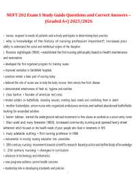NUFT 202 Exam 1 Study Guide: Questions and Answers