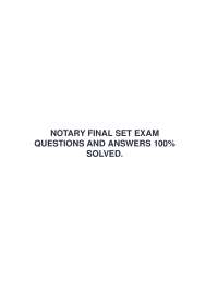 Notary Public Exam Questions and Answers: A Comprehensive Study Guide