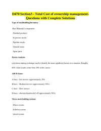 Total Cost of Ownership Management: Questions and Solutions
