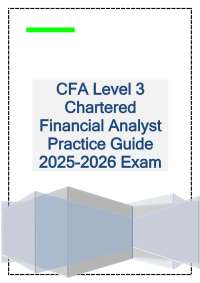 CFA Level 3 Practice Questions 2025-2026