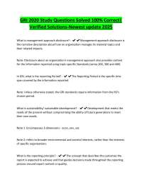 GRI Standards Study Guide: Key Definitions and Concepts