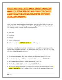 Linux+ Certification Exam Questions and Answers 2025