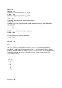 Logic Exercises and Solutions: A Comprehensive Guide