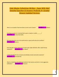 Utah Master Esthetician Exam: Comprehensive Q&A for A+ Grades