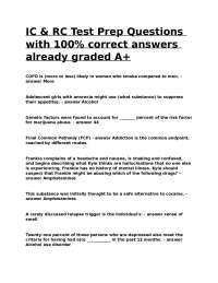 IC&RC Exam Prep: Key Questions and Answers for Addiction Counseling Certification