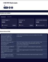 CSS 101 Final Exam: Crop Production Questions and Answers