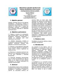 Síntesis y propiedades de la fenolftaleína y la fluoresceína