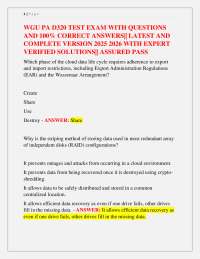 Cloud Data Security Exam Questions and Answers