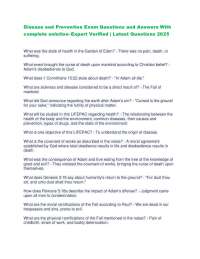 Disease and Prevention Exam Questions and Answers With complete solution–Expert Verified
