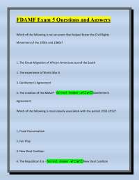 FDAMF Exam 5: American Political History - Questions and Answers