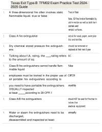 Texas Exit Type-B TFM02 Exam Practice Test 2024- 2025 Guide