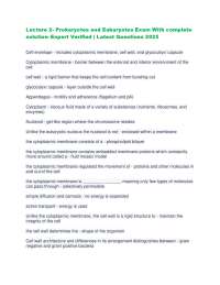 Dynamics of Microbial Growth Exam With complete solution–Expert Verified | Latest Questio