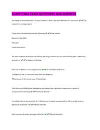 CCAPP FINAL EXAM QUESTIONS AND ANSWERS