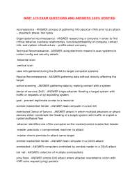NWIT 173 EXAM QUESTIONS AND ANSWERS 100% VERIFIED.