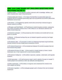 QMB 3250 CORE EXAMS SET 2025/2026 QUESTIONS WITH SOLUTIONS RATED A+