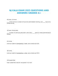 NJ CALA EXAM 2025 QUESTIONS AND ANSWERS GRADED A+