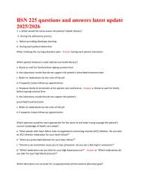 BSN 325 Quality of Care questions and 100.pdf