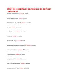 DNP Peds midterm questions and answers 2025.pdf