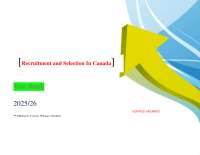 Test Bank – Recruitment and Selection in Canada (7th Edition) by Catano, Wiesner & Hackett