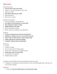Study guide Skin Cancer.docx