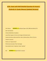 BITA -Exam with Well Detailed Question & Answers Perfectly A+ Grade (Newest Updated Versi