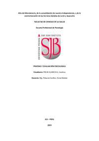 Informe Psicológico: Evaluación de Ansiedad y Dinámicas Familiares