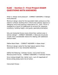 ExAC - Section 3 - Final Project EXAM QUESTIONS WITH ANSWERS