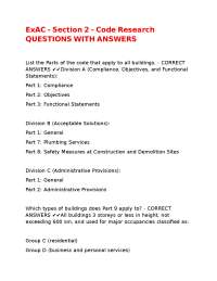 ExAC - Section 2 - Code Research QUESTIONS WITH ANSWERS