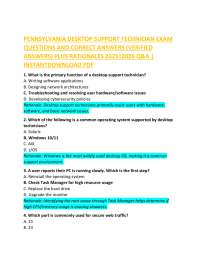 Desktop Support Technician Exam Q&A (2025/2026)