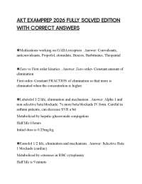 AKT ACTUAL EXAM PAPER 2026 QUESTIONS WITH ANSWERS GRADED A+