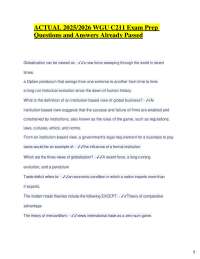 Exam Prep: Questions and Answers (2025/2026)