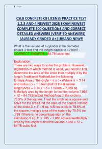 CSLB Concrete C8 License Practice Test: 300 Questions and Answers for 2025 Exam