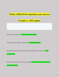 CWEA Collection Systems: Questions and Answers for Exam Preparation