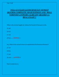 TSSA G2 Gas Technician Exam 2025/2026 – 350 Real Questions and Verified Answers [A+ Graded