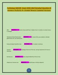 Pathology Exam Q&A: Comprehensive Review of Eye Conditions and Treatments